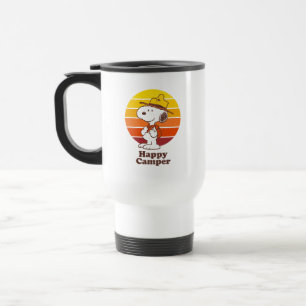 Snoopy   Beagle Scout - Happy Camper Travel Mug