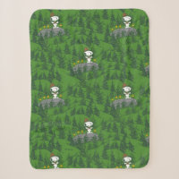 Snoopy Beagle Scout Hiking Pattern