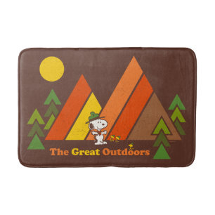 Snoopy   Beagle Scout - The Great Outdoors Bath Mat