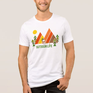 Snoopy   Beagle Scout - The Great Outdoors Tri-Blend Shirt