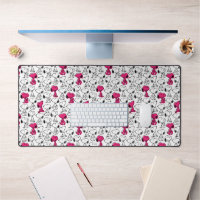 Snoopy Black & Magenta Pattern