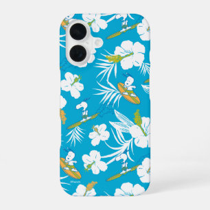 Snoopy Brooklyn Beach Pattern iPhone 16 Case
