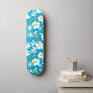 Snoopy Brooklyn Beach Pattern Skateboard