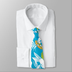 Snoopy Brooklyn Beach Pattern Tie