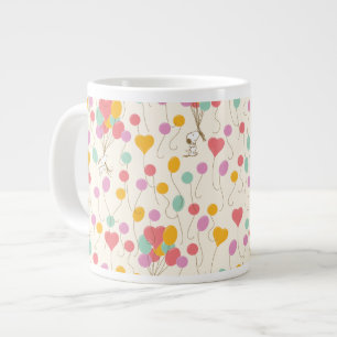 Snoopy Bunches of Balloons Pattern Large Coffee Mug