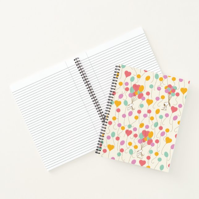 Snoopy Bunches of Balloons Pattern Notebook (Inside)