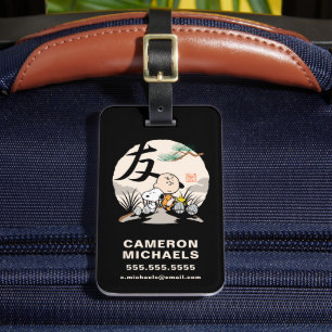 Snoopy, Charlie Brown, and Woodstock - Friend Luggage Tag