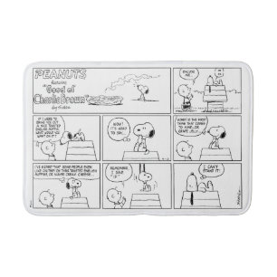 Snoopy & Charlie Brown   English Muffin Bath Mat