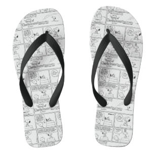 Snoopy & Charlie Brown   English Muffin Flip Flops