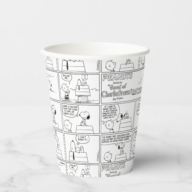 Snoopy & Charlie Brown | English Muffin Paper Cups (Front)
