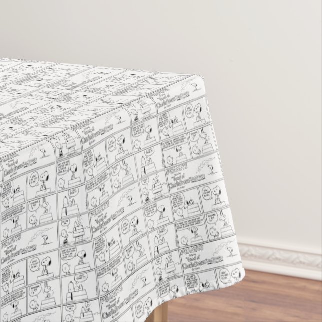 Snoopy & Charlie Brown | English Muffin Tablecloth (In Situ)