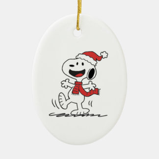 Snoopy Christmas Ceramic Tree Decoration