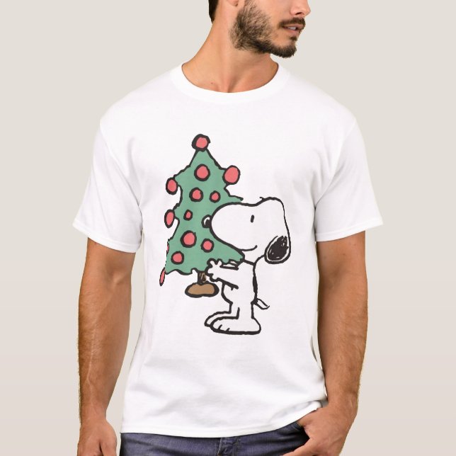 snoopy christmas tree T-Shirt (Front)