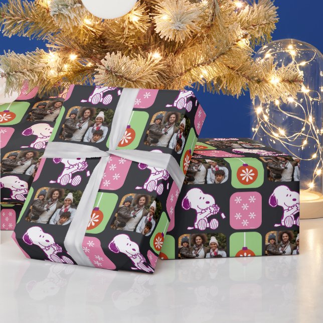 Snoopy Christmas Wrapping | Family Photo Wrapping Paper (Holidays)