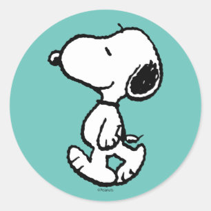 Snoopy Classic Comics Classic Round Sticker