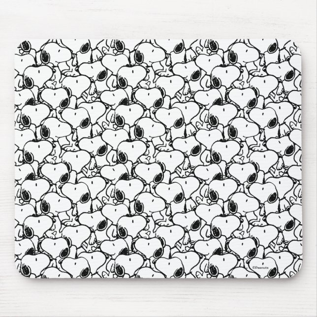 Snoopy Classic Comics Pattern Mouse Mat (Front)