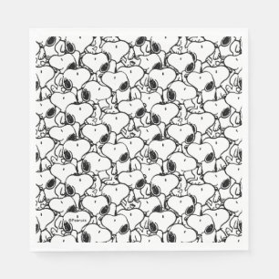 Snoopy Classic Comics Pattern Napkin