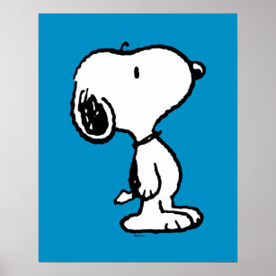 Snoopy Classic Comics Pattern Poster