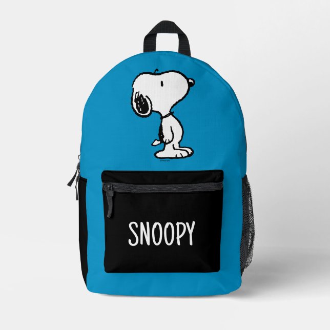 Snoopy Classic Comics Pattern Printed Backpack (Front)