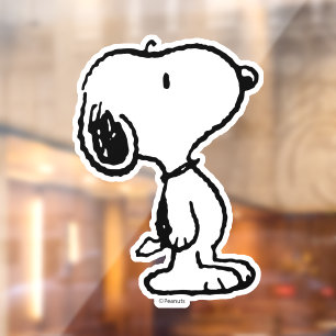 Snoopy Classic Comics Pattern Window Cling