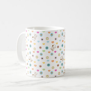 Snoopy Colourful Hearts Pattern Coffee Mug