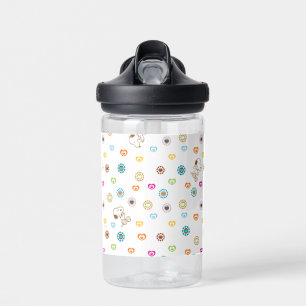 Snoopy Colourful Hearts Pattern Water Bottle