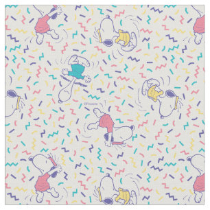 Snoopy Dancing 90s Throwback Fabric