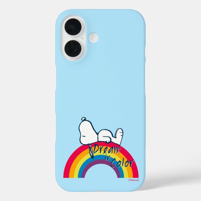 Snoopy | Dream in Colour Rainbow Case-Mate iPhone Case (Back)