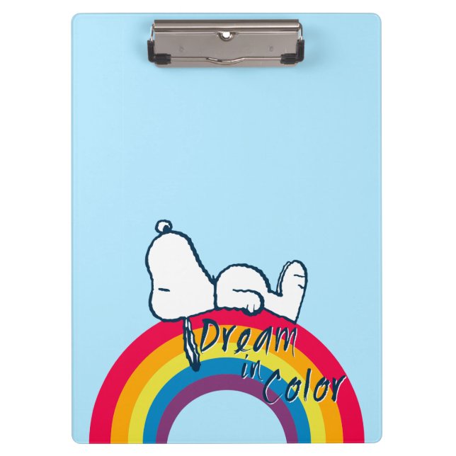 Snoopy | Dream in Colour Rainbow Clipboard (Front)