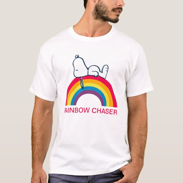 Snoopy | Dream in Colour Rainbow T-Shirt (Front)