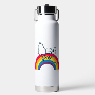 Snoopy Dream in Colour Rainbow Water Bottle