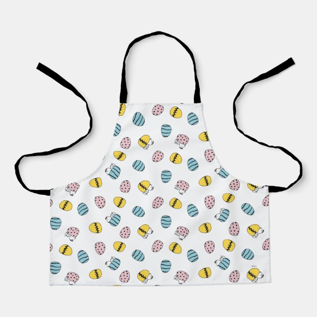 Snoopy Easter Egg Pattern Apron (Front)