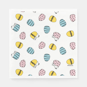 Snoopy Easter Egg Pattern Napkin