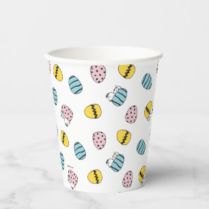 Snoopy Easter Egg Pattern Paper Cups
