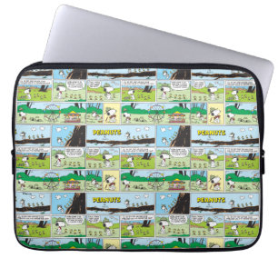 Snoopy & Friends   Go Camping Laptop Sleeve