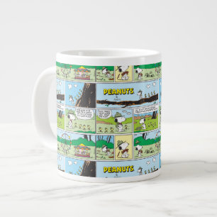 Snoopy & Friends   Go Camping Large Coffee Mug