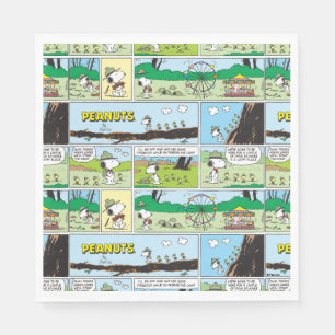 Snoopy & Friends Go Camping Napkin