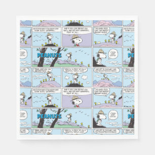 Snoopy & Friends Go Hiking Napkin