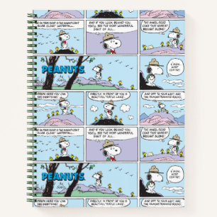 Snoopy & Friends   Go Hiking Notebook