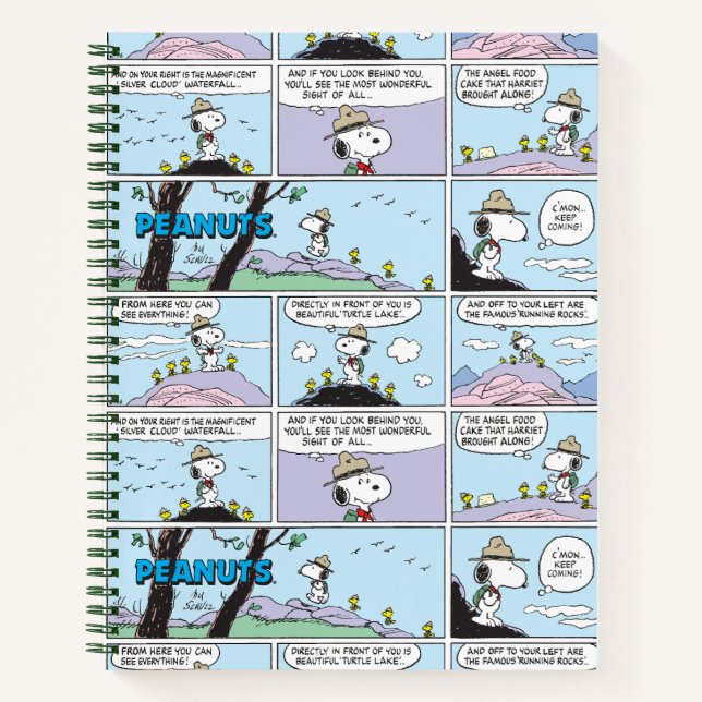 Snoopy & Friends | Go Hiking Notebook (Front)