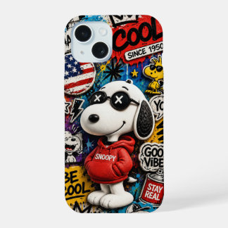 Snoopy Graffiti Phone Case | 3D Cartoon Street Art