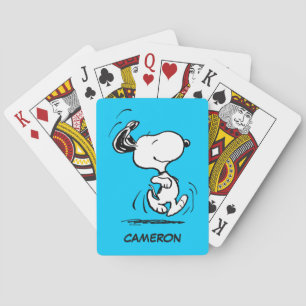 Snoopy Happy Dance Playing Cards