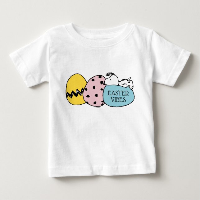 Snoopy - Happy Easter Baby T-Shirt (Front)
