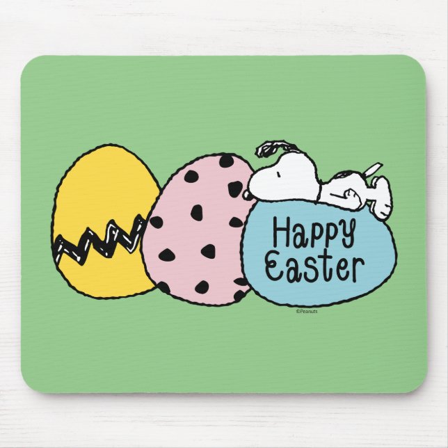Snoopy - Happy Easter Mouse Mat (Front)