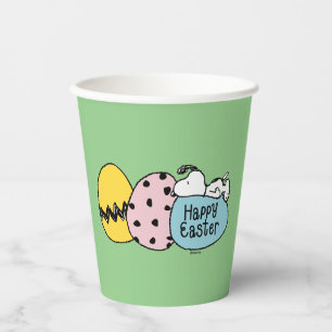 Snoopy - Happy Easter Paper Cups