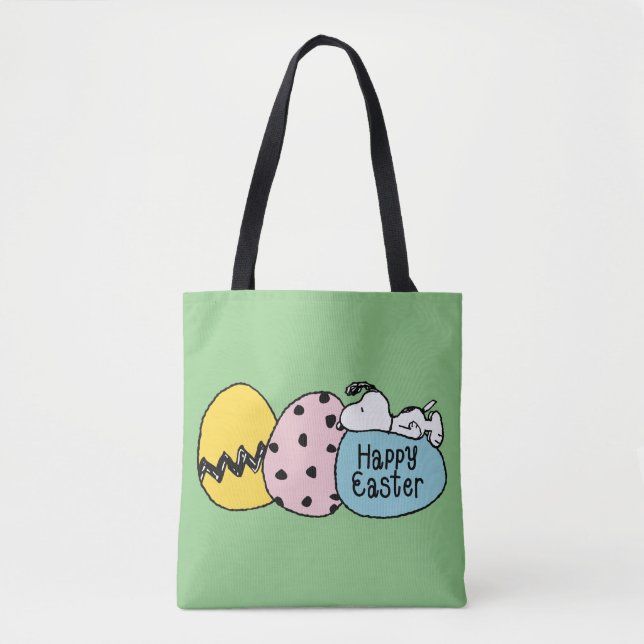 Snoopy - Happy Easter Tote Bag (Front)