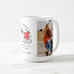 Snoopy Heart   Best Friends - Photo Coffee Mug