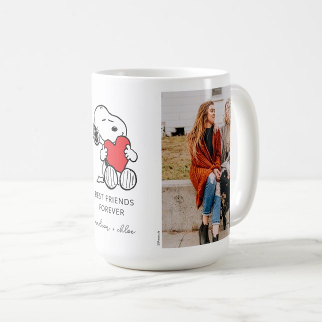 Snoopy Heart | Best Friends - Photo Coffee Mug (Front Right)