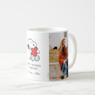 Snoopy Heart Best Friends - Photo Coffee Mug