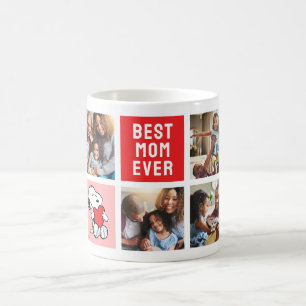 Snoopy Heart   Mum Photo Collage Coffee Mug